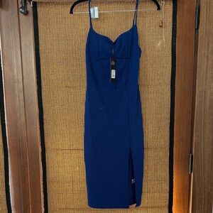 Elegant Blue Women's Dress